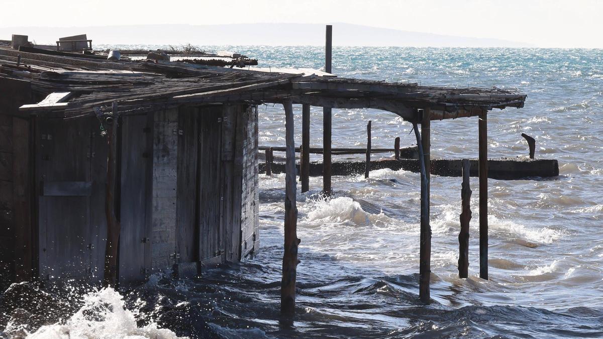Los efectos del temporal en Ibiza
