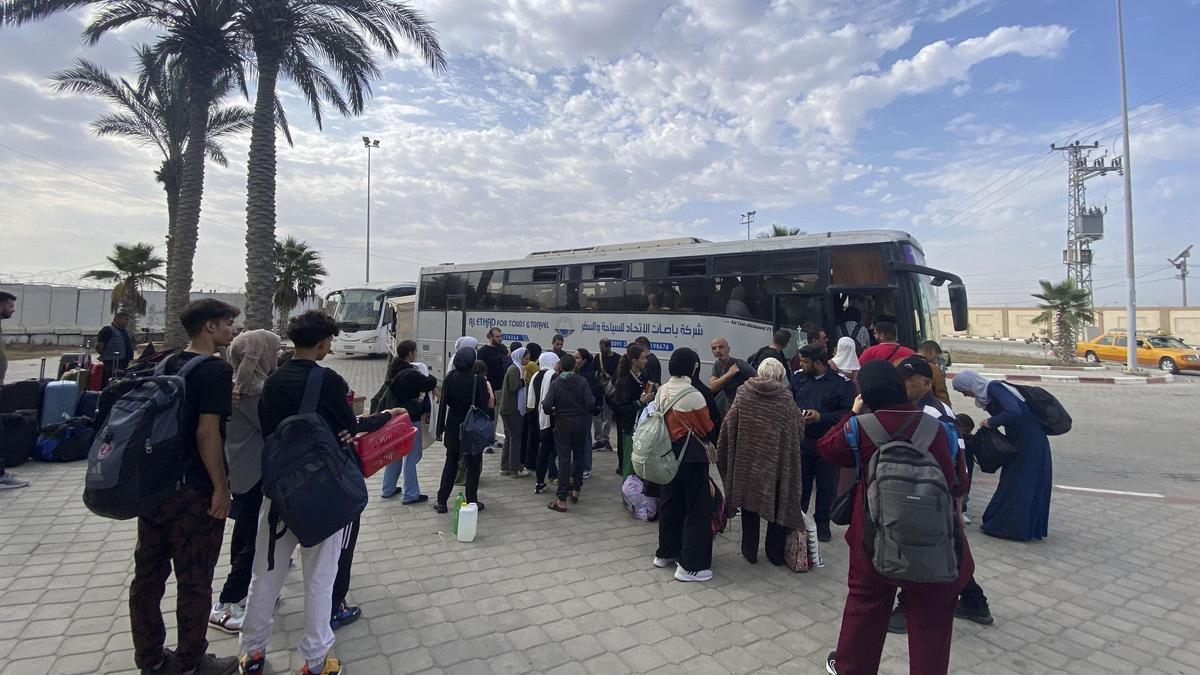 Un total de 41 personas con ciudadanía española, pendientes de salir hoy de Gaza