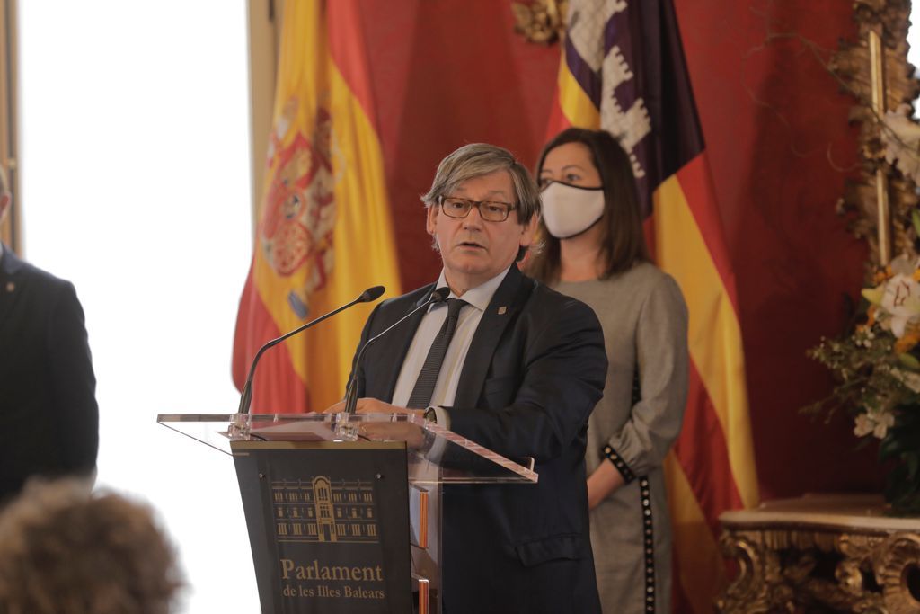 Thomàs reivindica el papel del Estatuto de Autonomía como "arma contra la pandemia" en el Día de Baleares