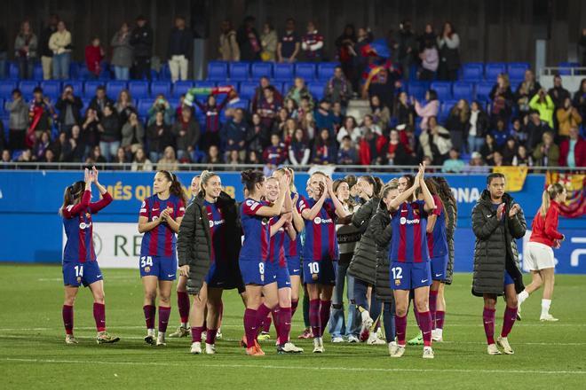 FC Barcelona - SK Brann Kvinner, la vuelta de cuartos de final de la Champions League femenina, en imágenes