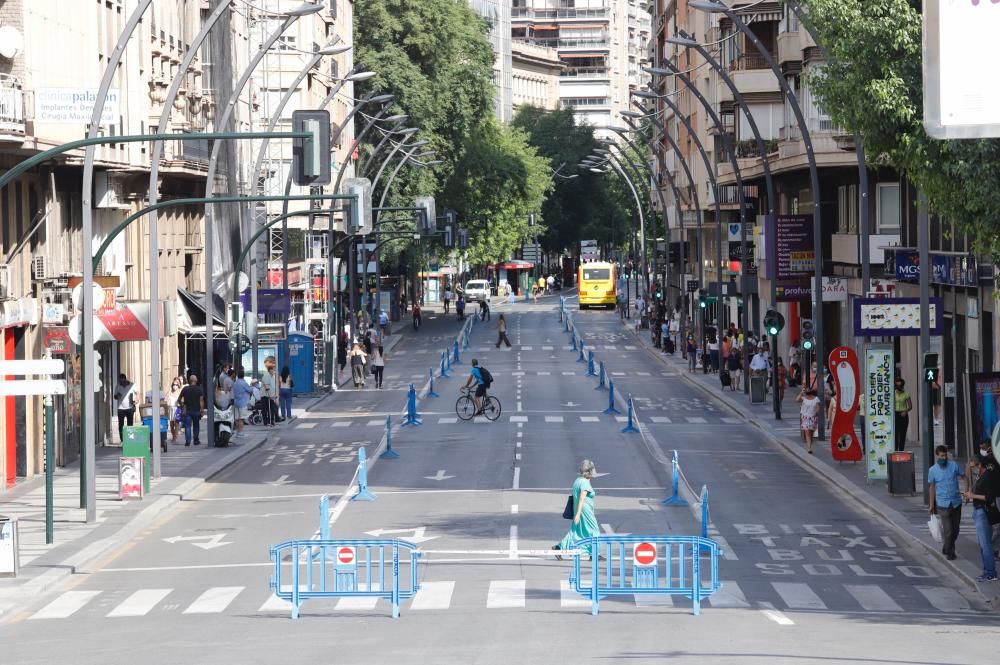 Día sin coches en Murcia