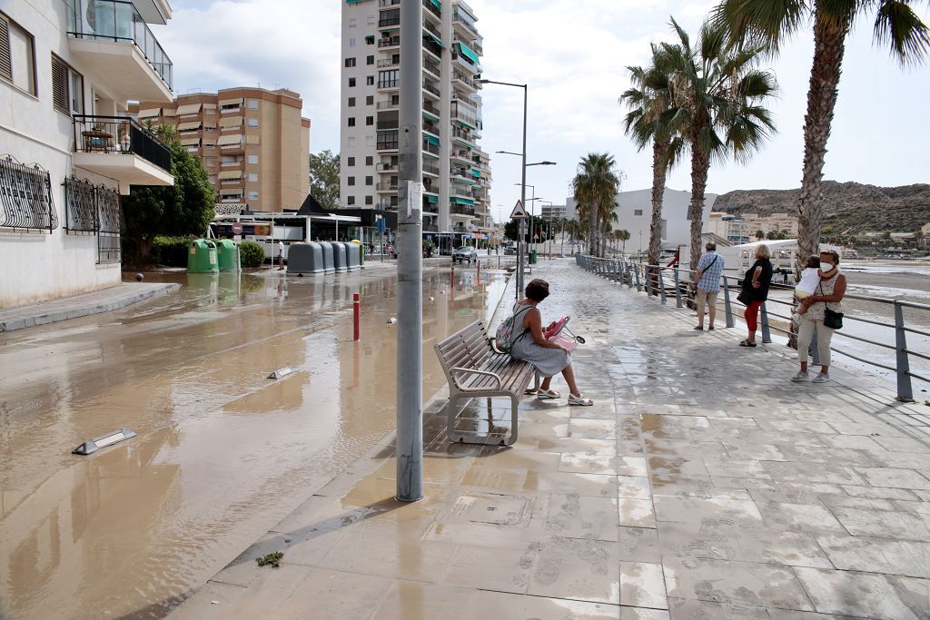 Estas son las imágenes que deja la DANA a su paso por Águilas