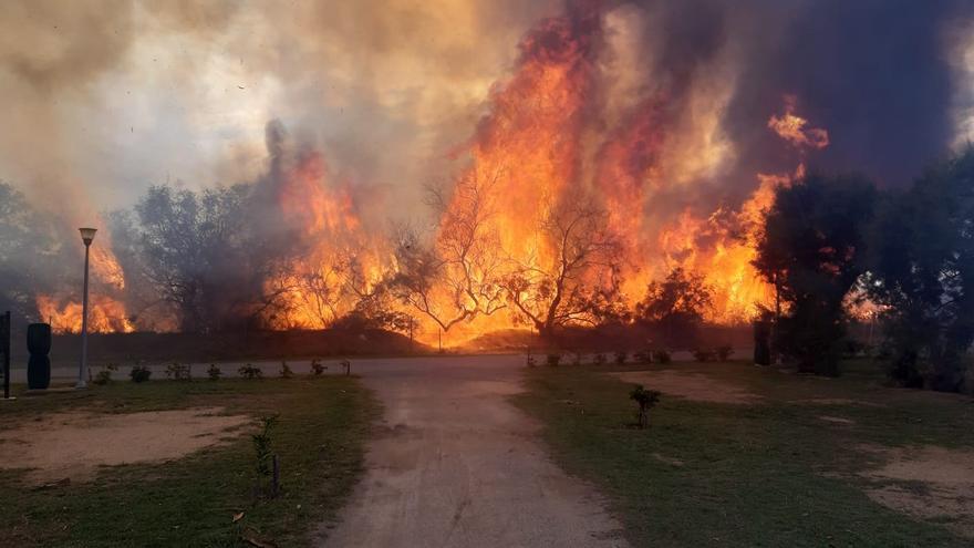 Un incendi crema unes 16 hectàrees al parc del Montgrí