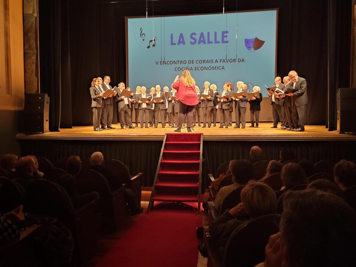 5. Un momento del V Encontro de Corais de ATEGAL.