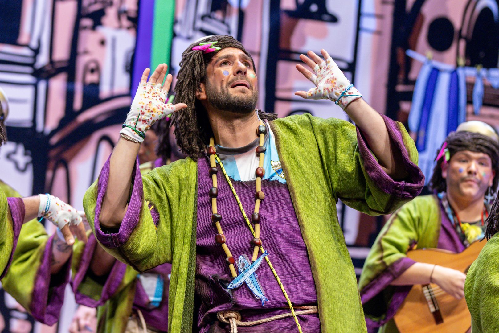 Murga 'Cucha Málaga', en la segunda preliminar del COAC de Málaga, 2025