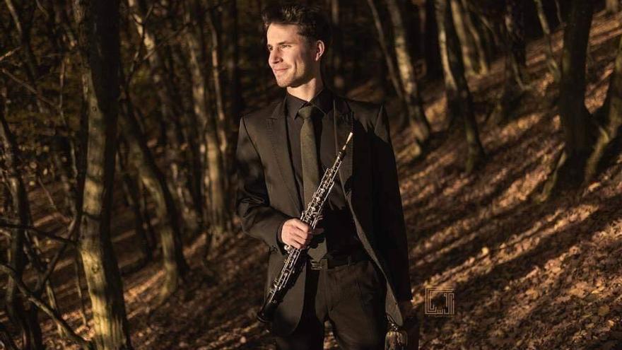 Daniel Rodríguez, intérprete de oboe.