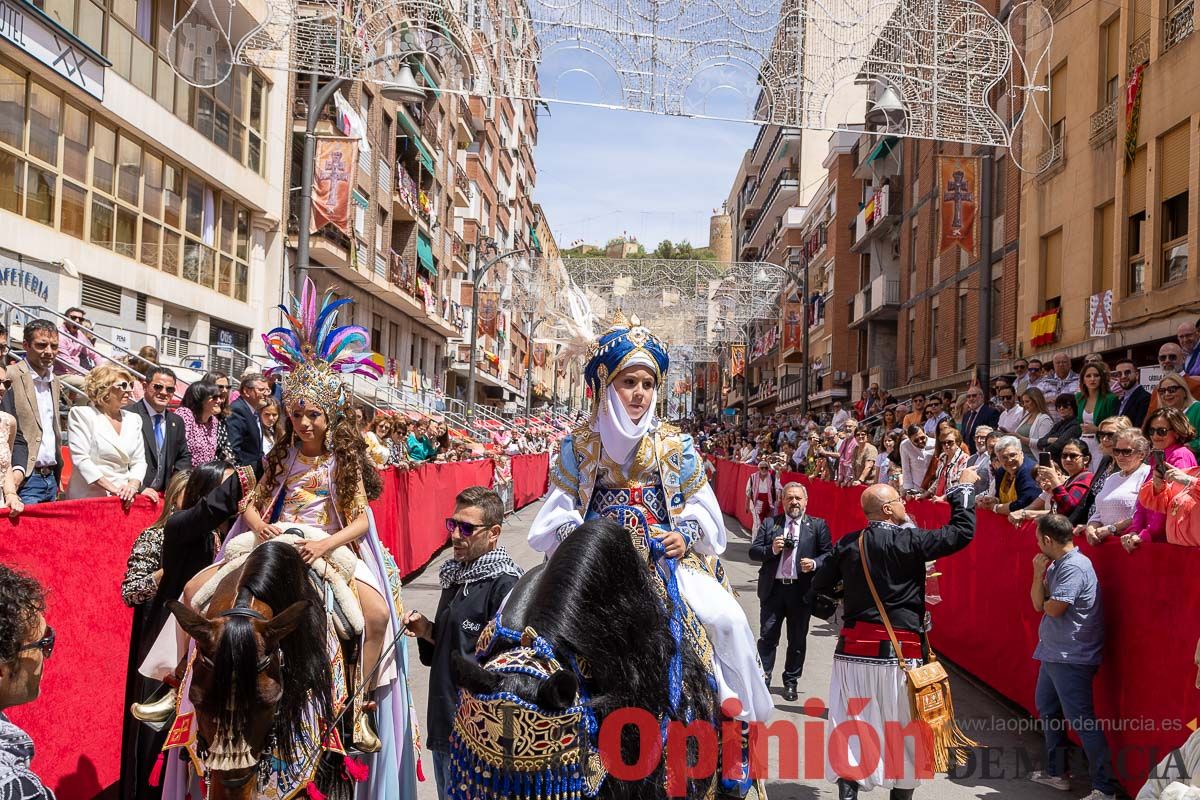 Desfile infantil del Bando Moro en las Fiestas de Caravaca