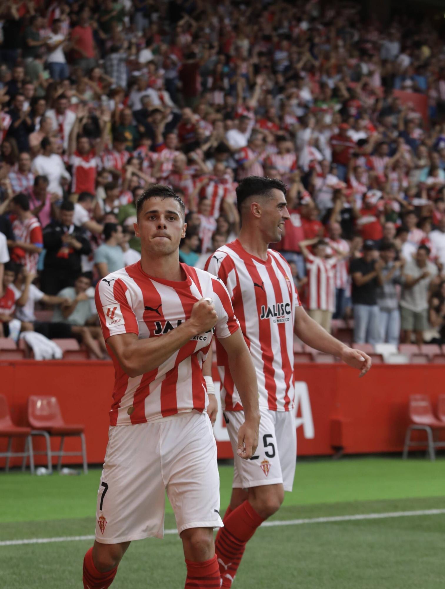 Así fue el partido entre el Sporting y el Mirandés