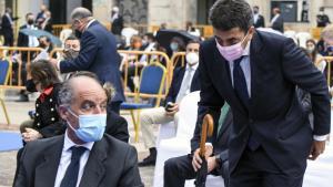 Camps y Mazón, coinciden en un acto en 2021.