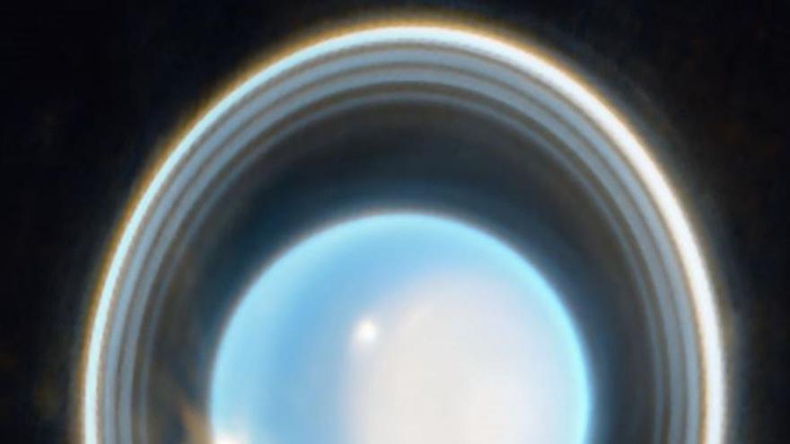 El telescopio espacial Webb capta 11 de los 13 anillos en una nueva imagen de Urano