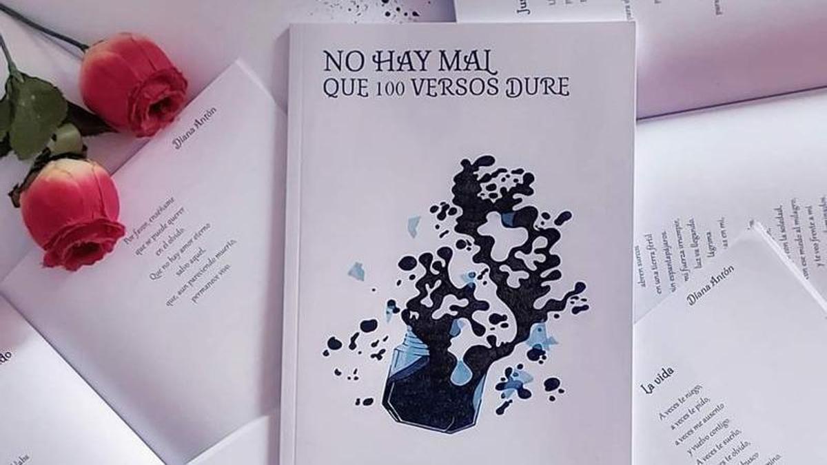 Portada del libro &quot;No hay mal que cien versos dure&quot; de Diana Antón