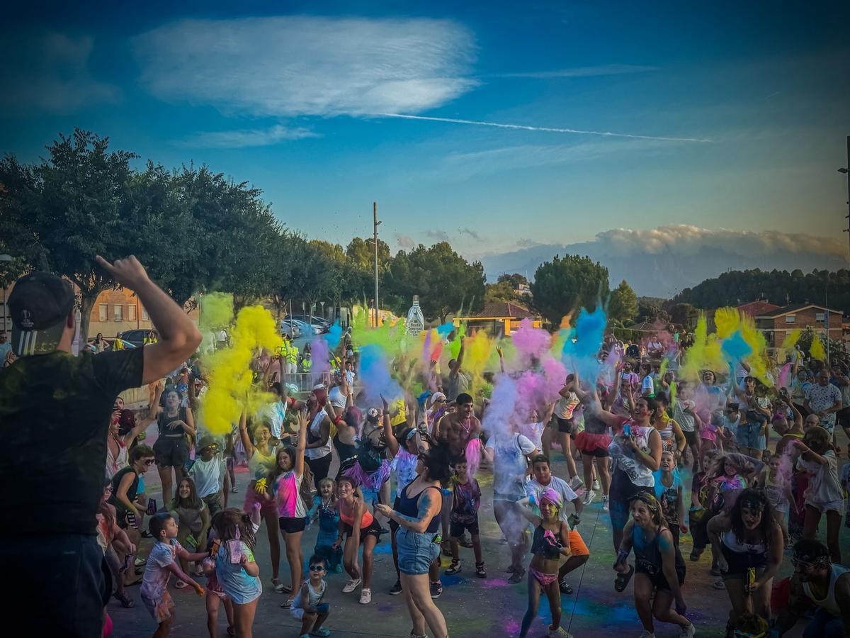 Festa Holi en la festa major de l’any passat