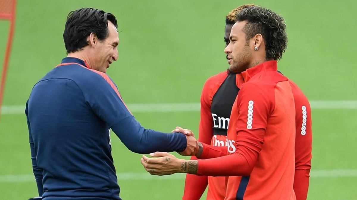 Neymar no soporta a Emery