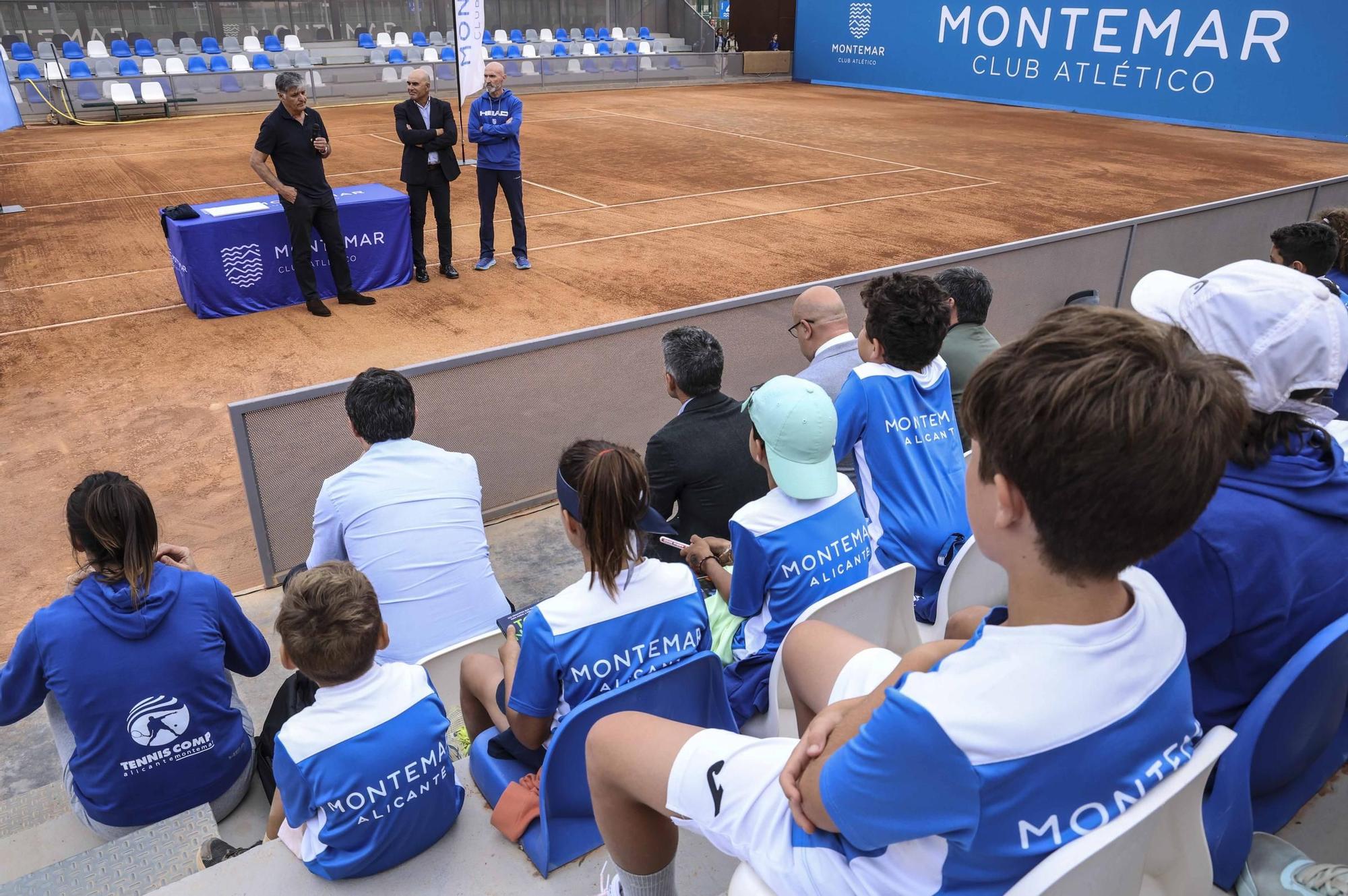 Toni Nadal ofrece una charla en la pista central sobre motivación en Montemar