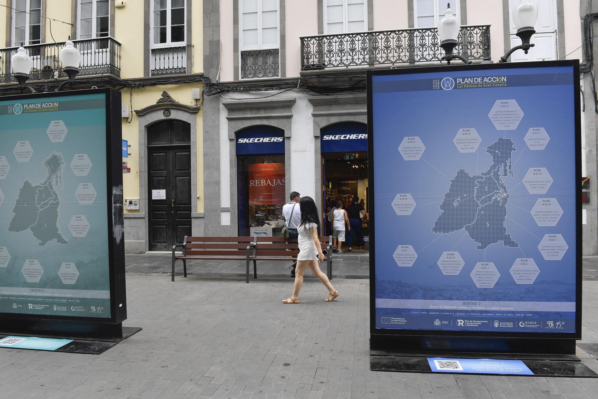 Carteles publicitarios de actos en Triana (julio '22)