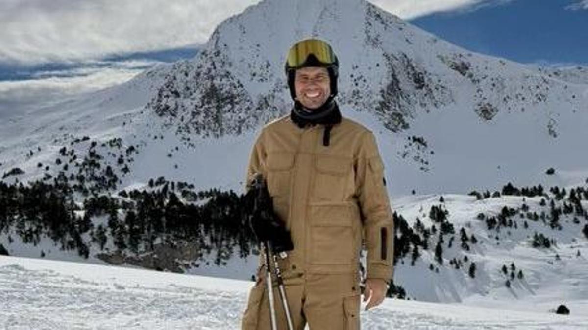 Rafa Nadal preparado para esquiar en Baqueira.