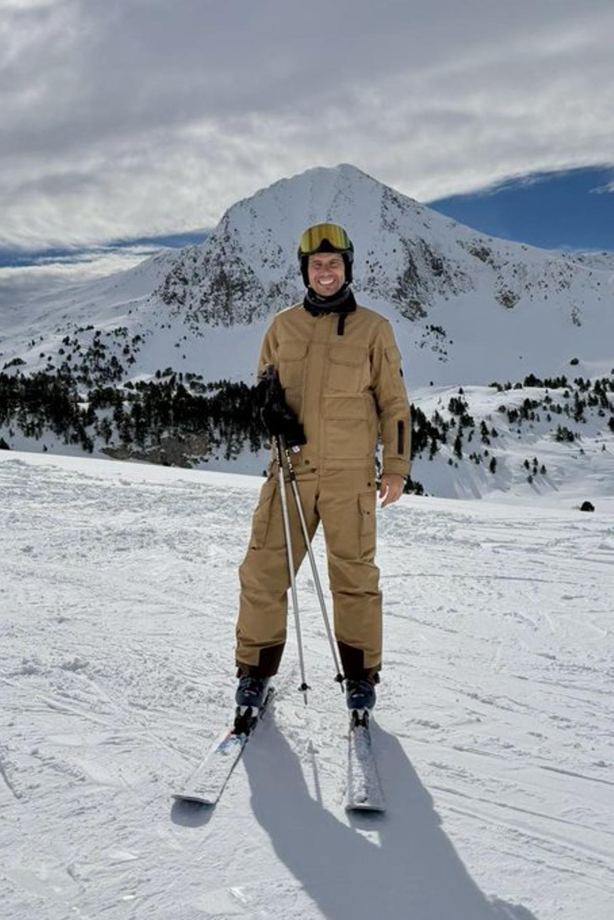 Rafa Nadal preparado para esquiar en Baqueira.
