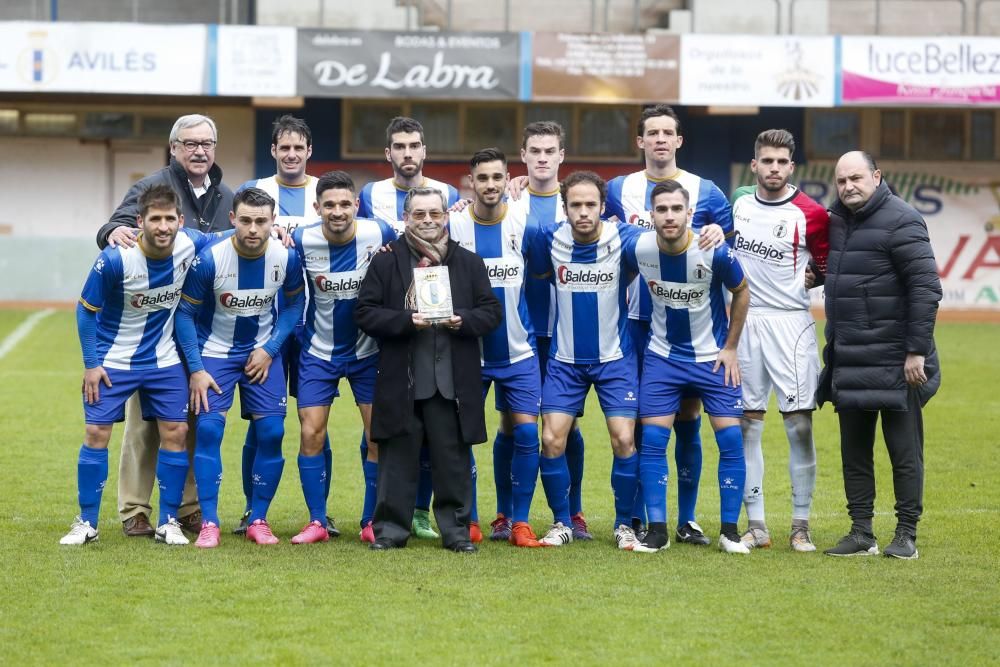 El partido entre el Avilés y el Llanera, en imágenes