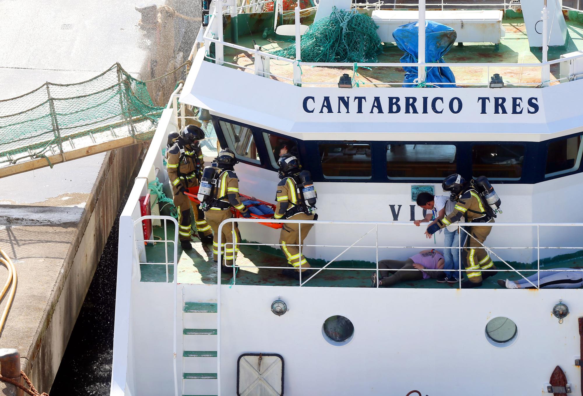 Simulacro sin precedentes en el Puerto de Vigo