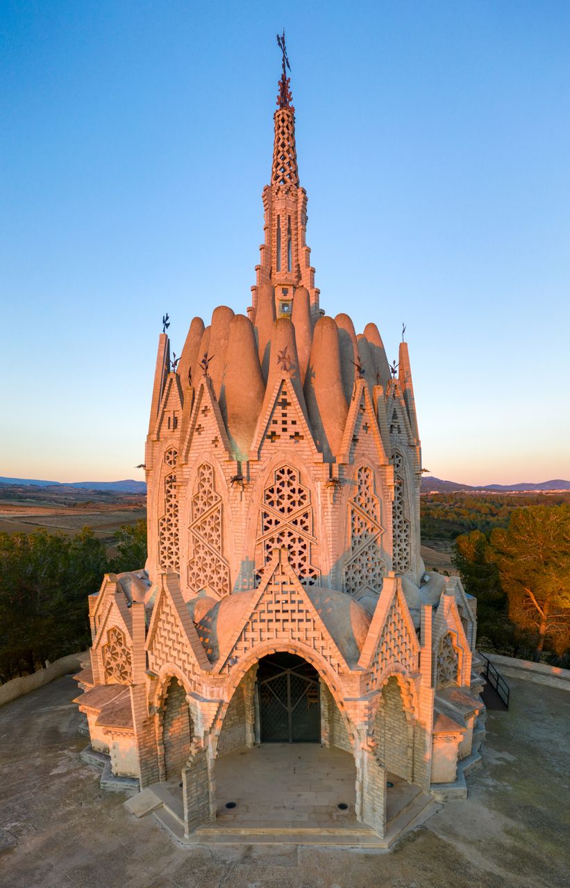 Santuario De Deu de Montserrat en Montferri, Cataluña.