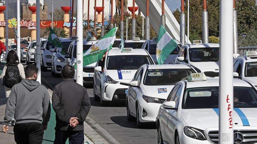 Nueva protesta del taxi contra los VTC