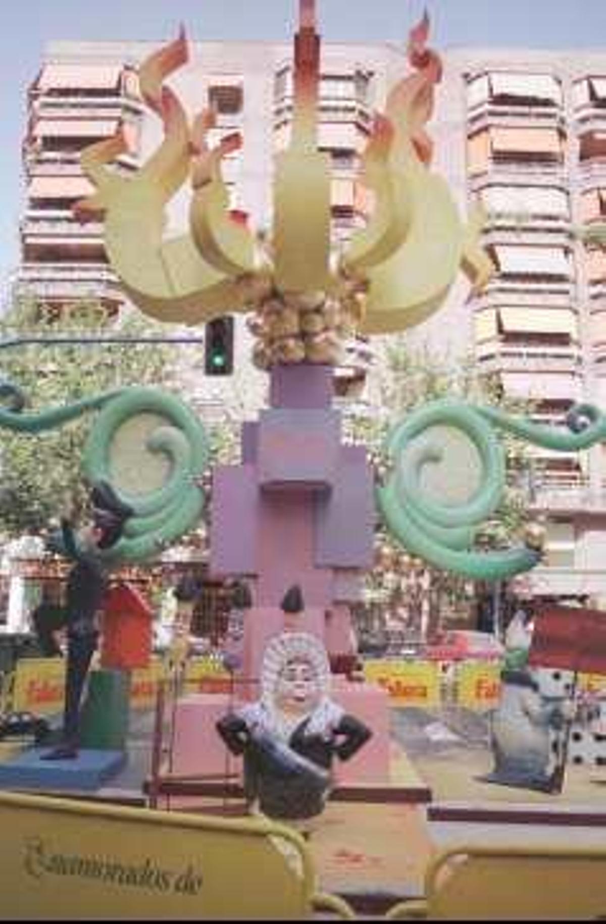 Una hoguera con música