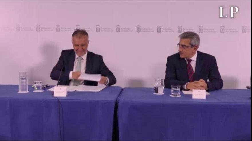 Reunión de los firmantes del Pacto de Reactivación Económica de Canarias