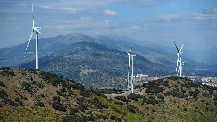 Aerogeneradores de el Merengue, una instalación de renovable, como las que se vinculan al hidrógeno verde.