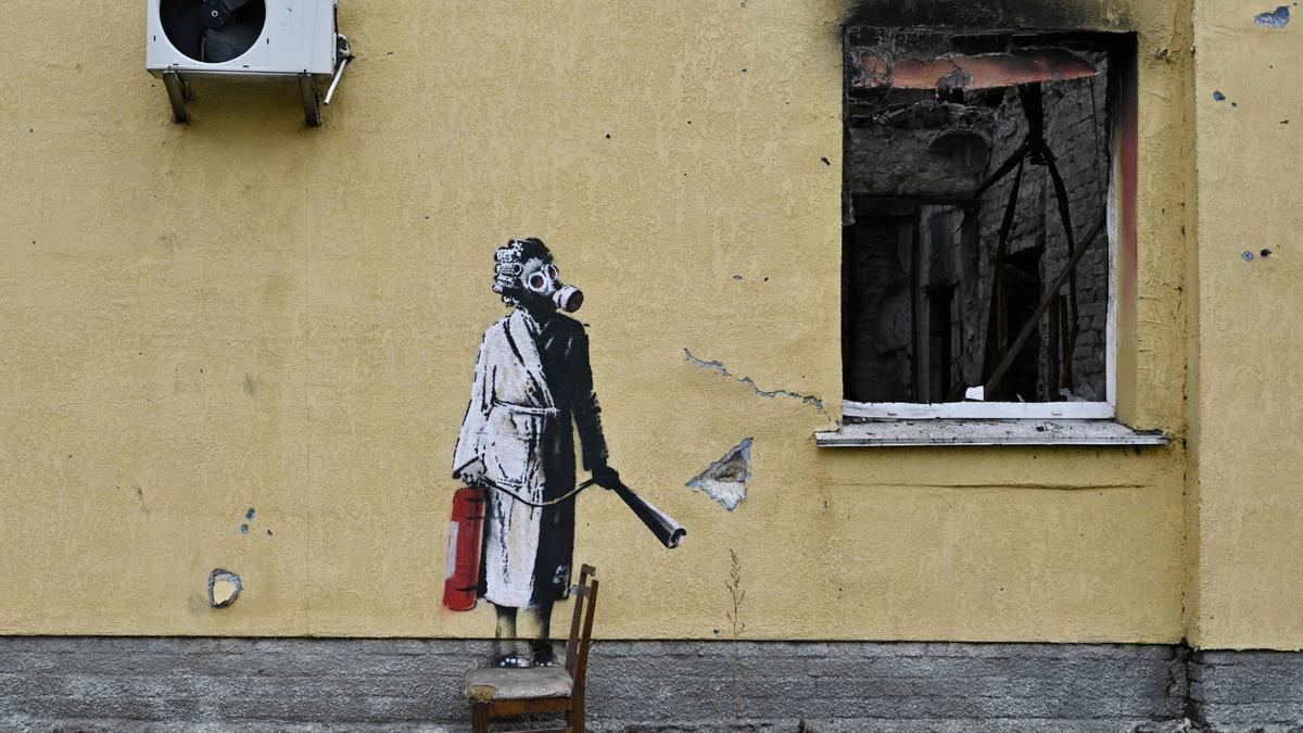 banksy obra ucrania