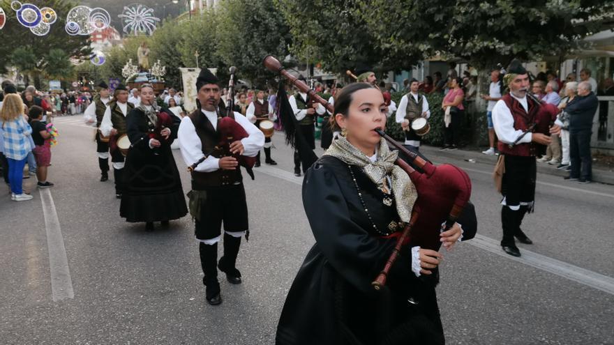 La procesión de las Festas do Cristo de Cangas