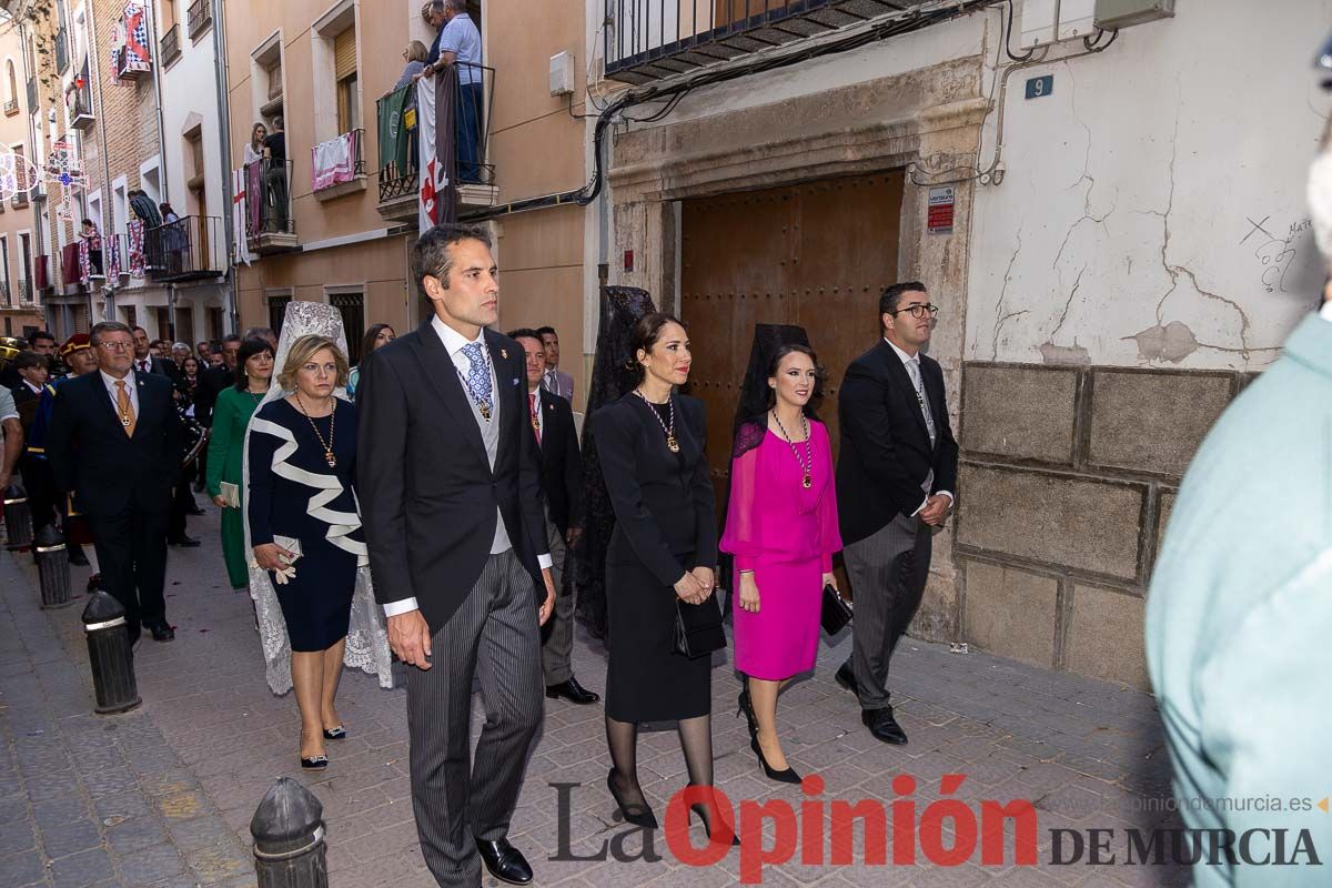 Procesión del Baño y parlamento en las Fiestas de Caravaca