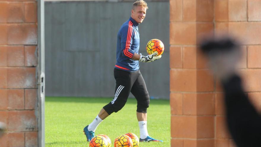 Yoel, en uno de sus últimos entrenamientos.