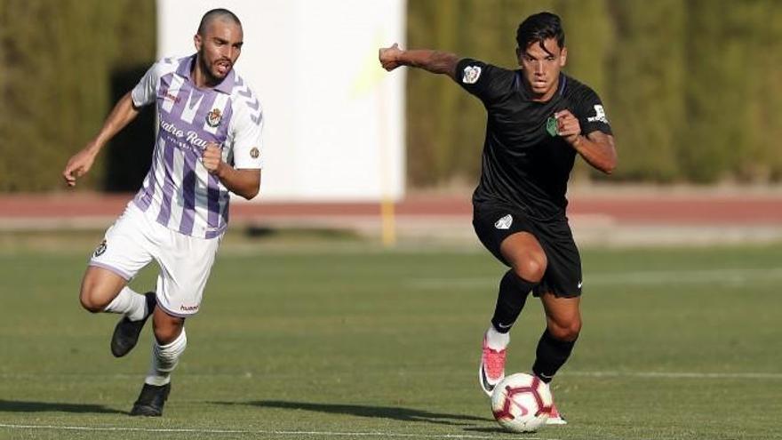 Imagen de un encuentro de pretemporada entre el Málaga y el Valladolid