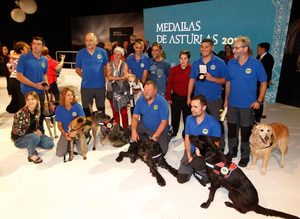 Acto de entrega de las medallas de Asturias