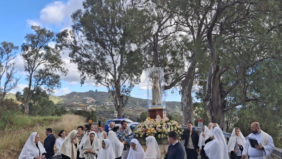 Recreación de la Llegada de la Virgen de Fátima a San Mateo
