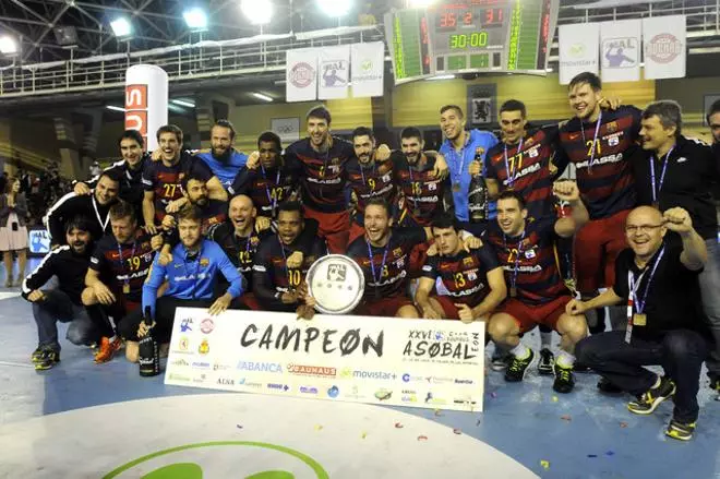 FC Barcelona, 35 - Naturhouse La Rioja, 31