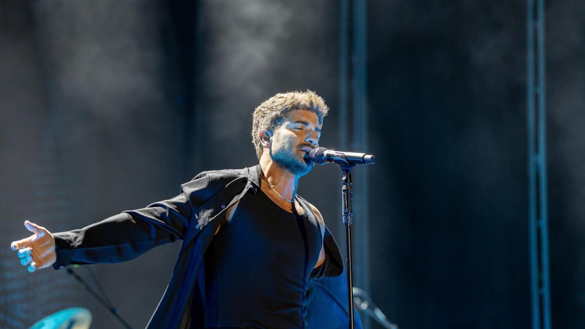 Pablo Alborán es va entregar al seu públic.