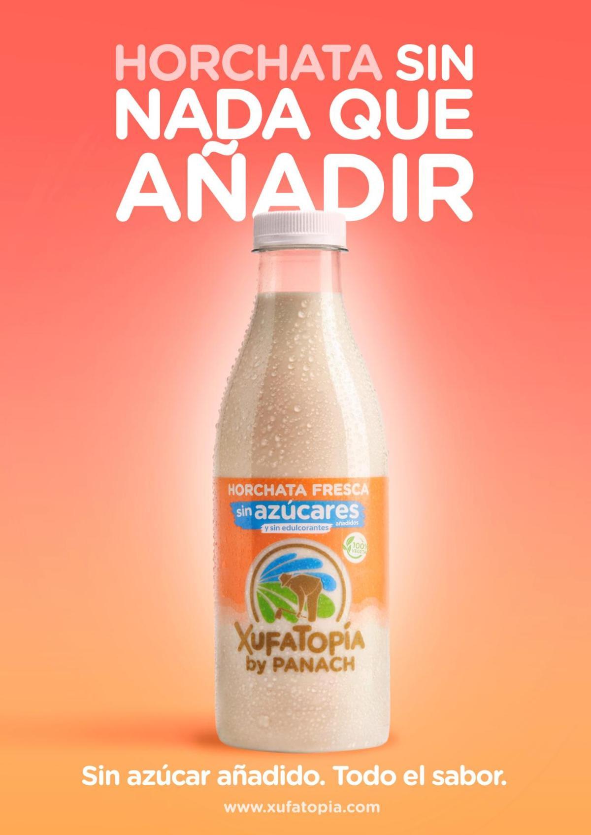 Xufatopía by Panach, la horchata fresca sin azúcares añadidos.