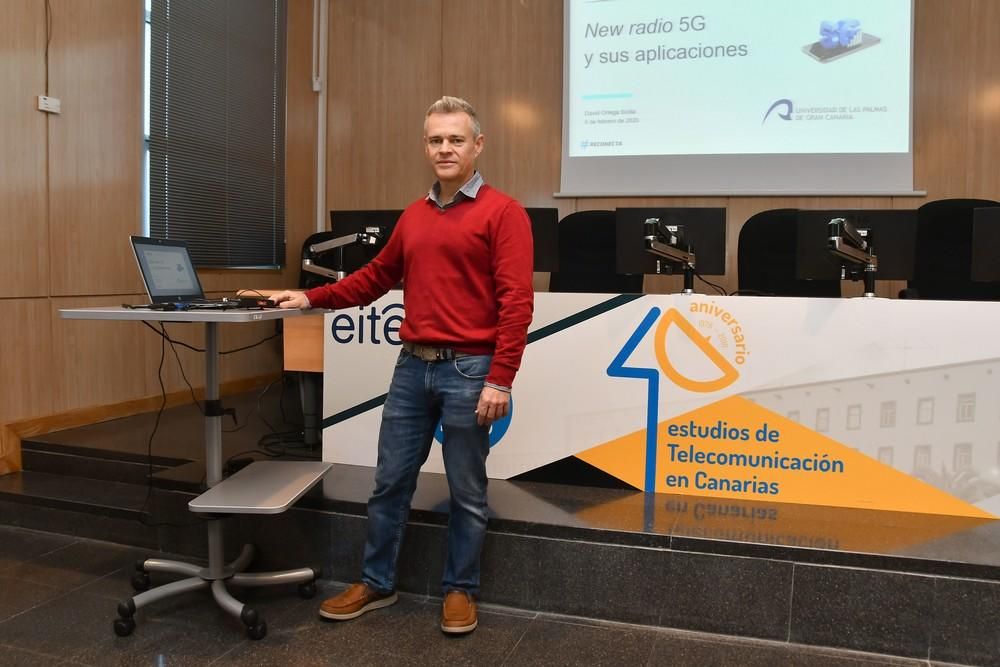 Conferencia "New Radio 5G y sus aplicaciones", a cargo de David Ortega Sicilia.