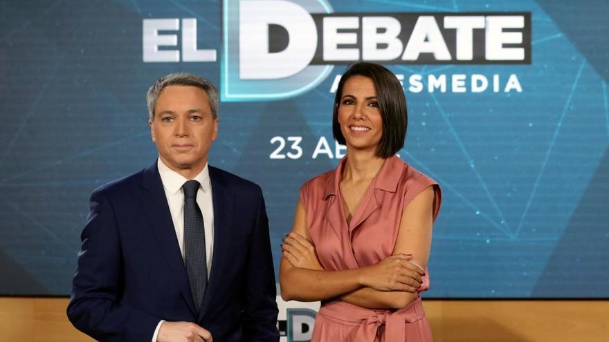 Vicente Vallés y Ana Pastor moderarán el debate.