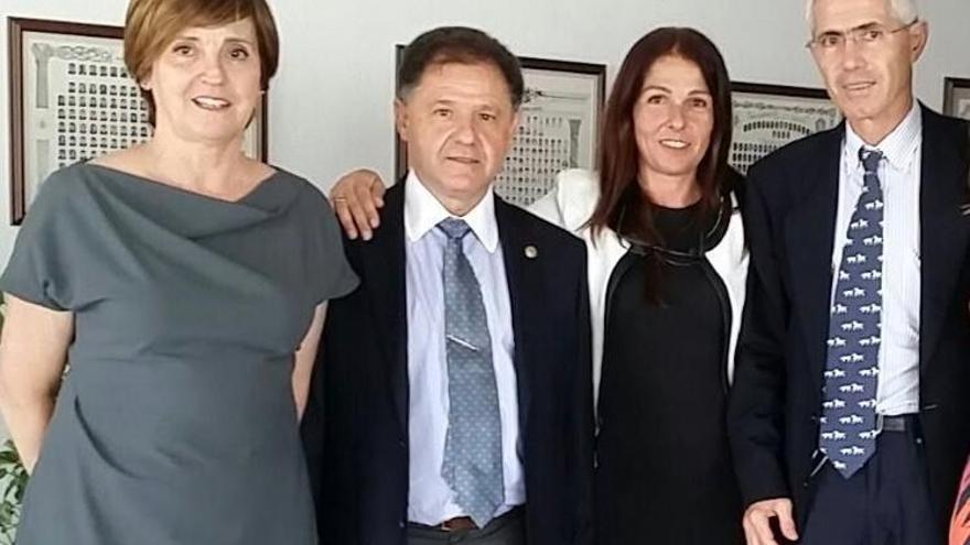 María del Carmen Maeso, Pablo Martín Vasallo, Deborah Rotoli y Manuel Morales, miembros del equipo de investigación del Hospital Universitario Nuestra Señora de Candelaria.