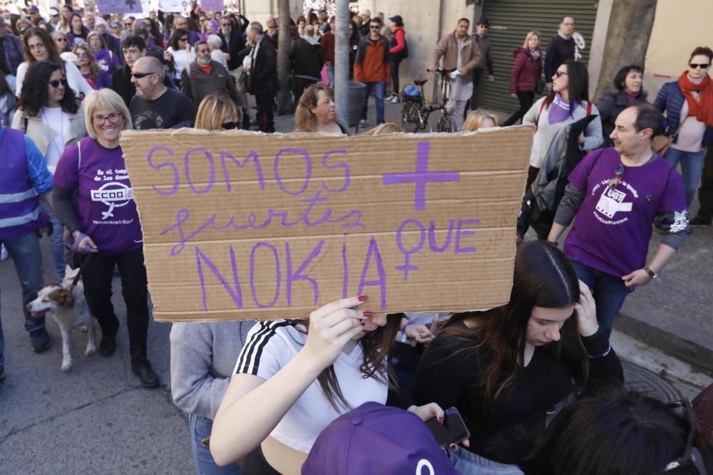 Imatges de la Manifestació feminista