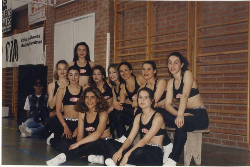 Las cheerleaders del CB Murcia, desde sus comienzo