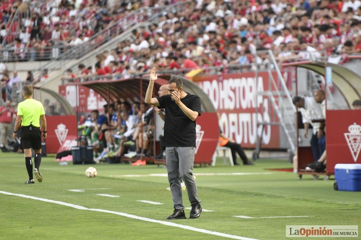 Así fue el encuentro del play off del Real Murcia y el Nástic en la lucha por el ascenso