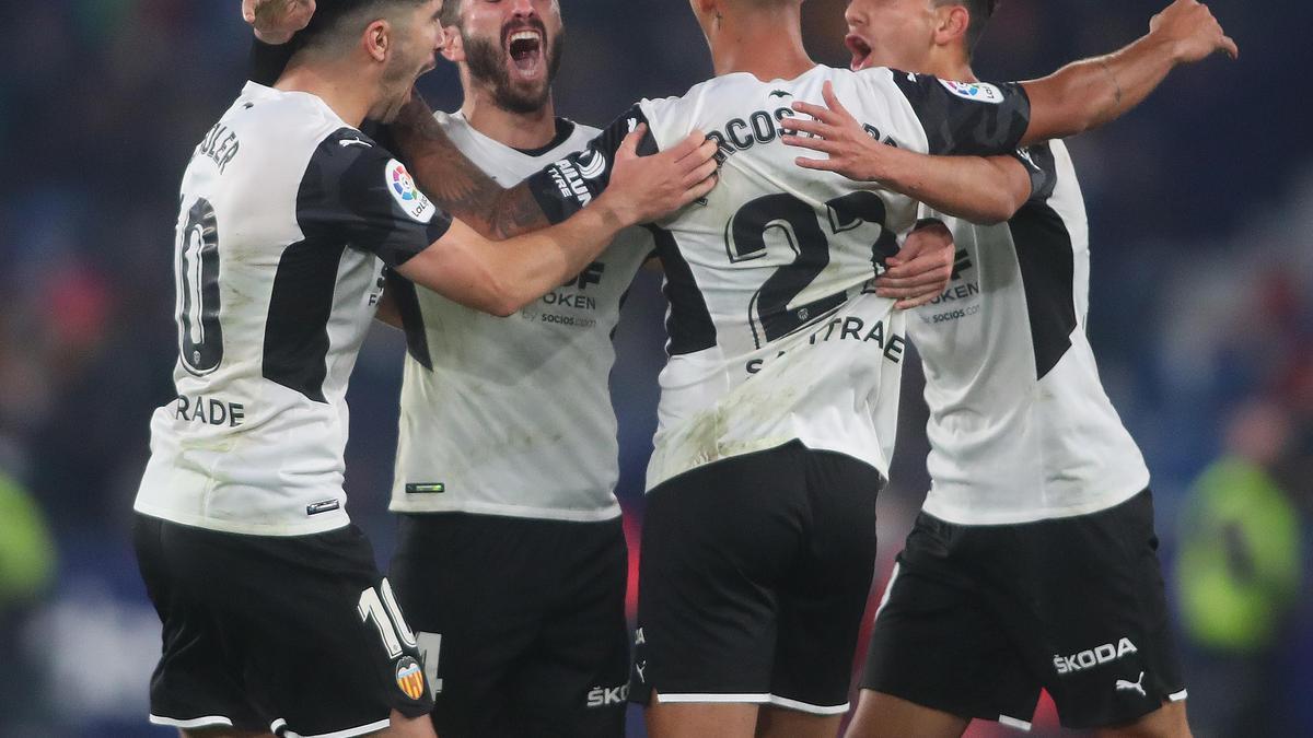 Las Imágenes del Derbi entre Levante UD y Valencia CF en el Ciutat