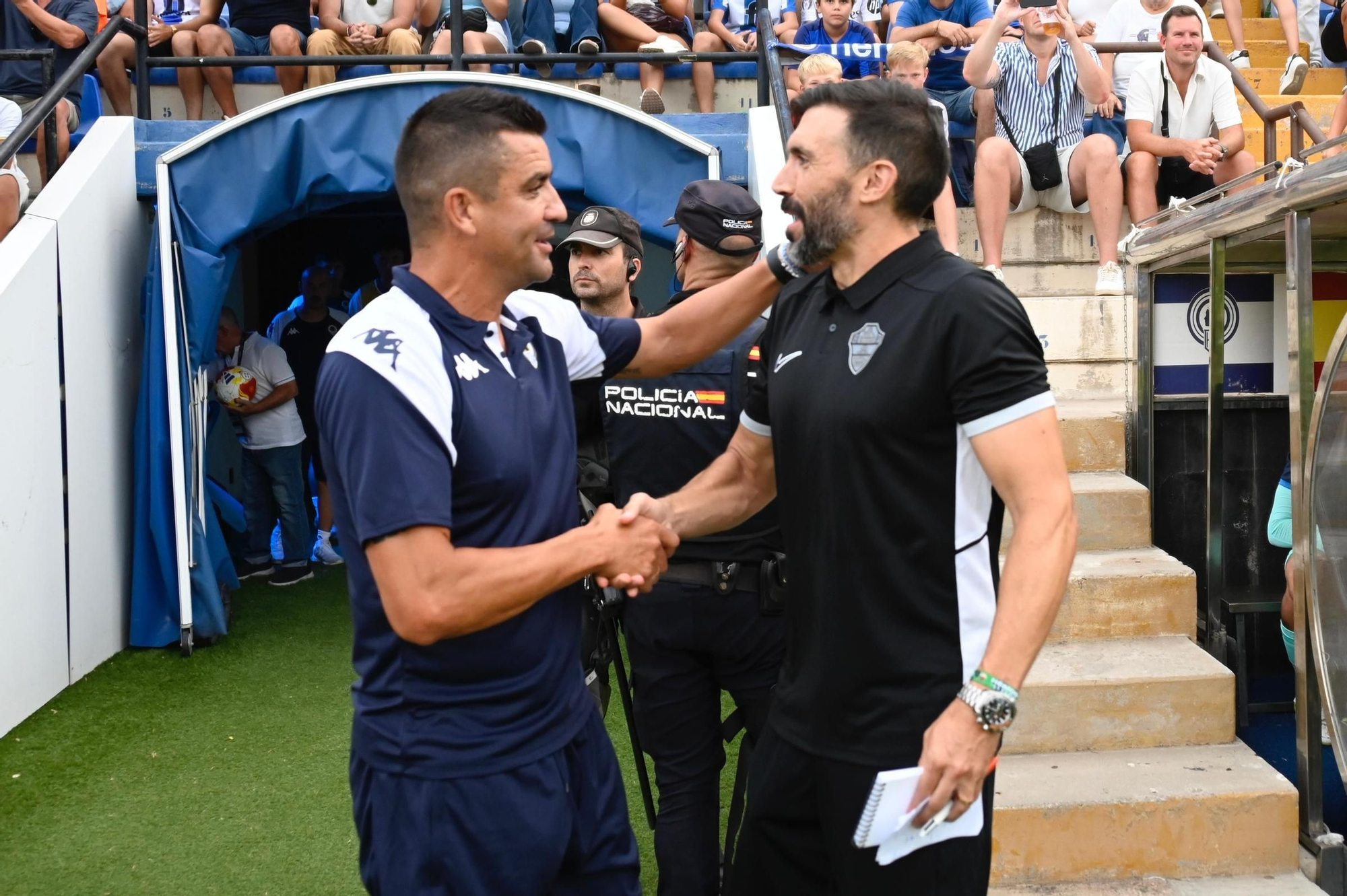 El Hércules se impone 2-0 al Elche en un derbi de nivel en el Rico Pérez