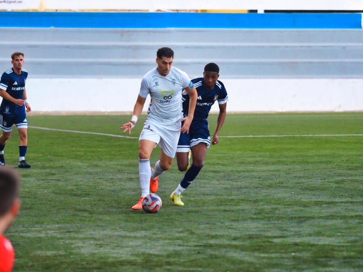 El Olímpic en el partido contra el Benidorm en la Murta.