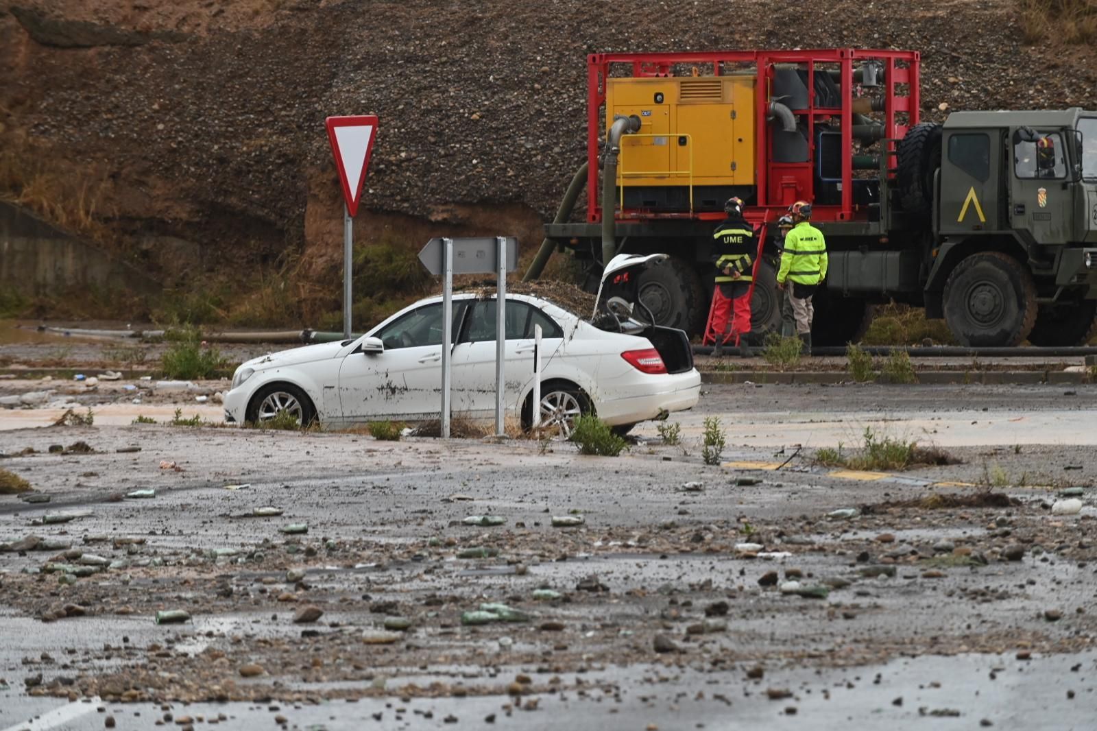 En imágenes | La dana golpea a Aragón
