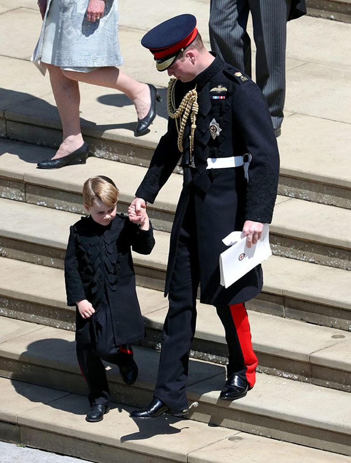 Padre e hijo vestidos igual