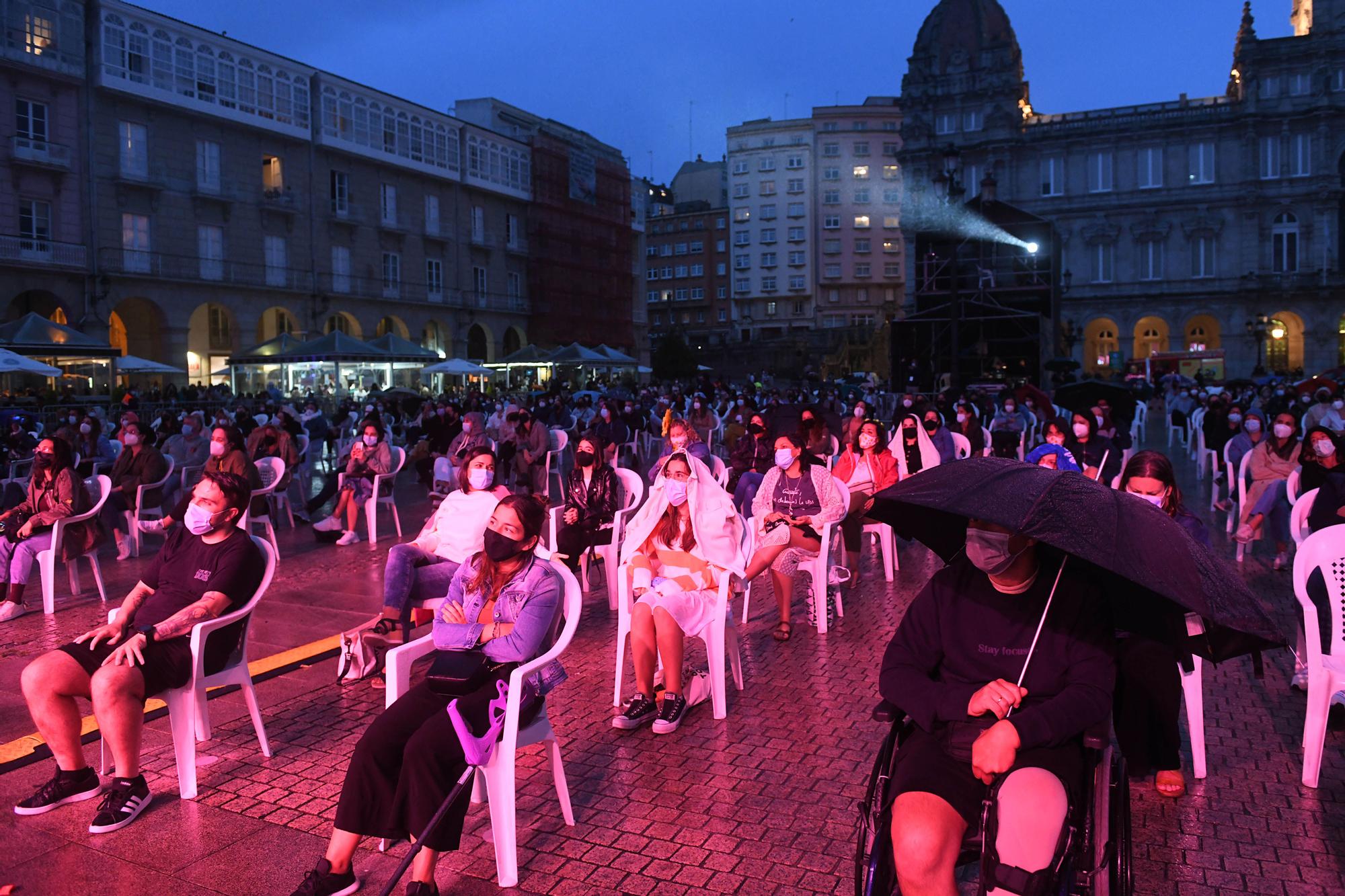 Concierto de Andrés Suárez en las fiestas de María Pita